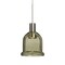 Besa Lighting Kiba Cord Pendant, Latte Bubble, Satin Nickel Finish, 1x3W LED 1XT-KIBALT-LED-SN - alternate 1
